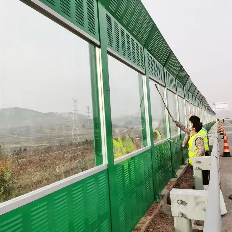 Barreira acústica de estrada em acrílico