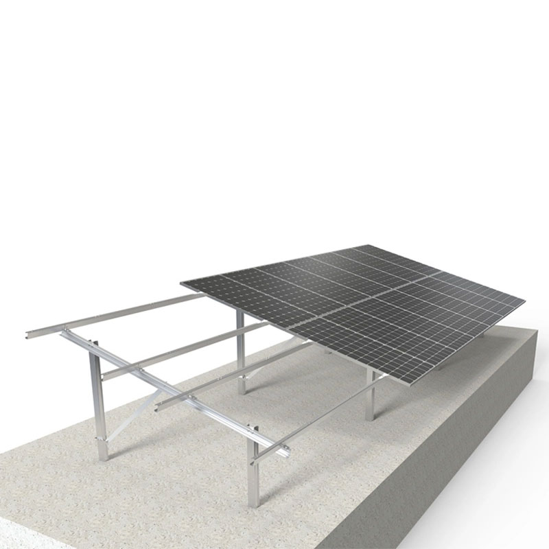 Suporte solar de coluna dupla