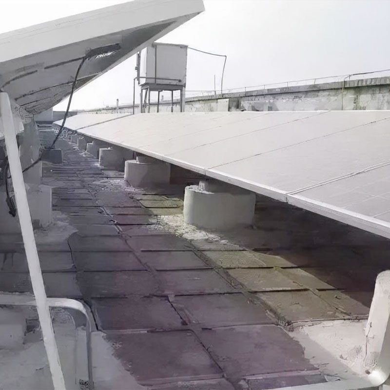 Suporte solar para telhado plano