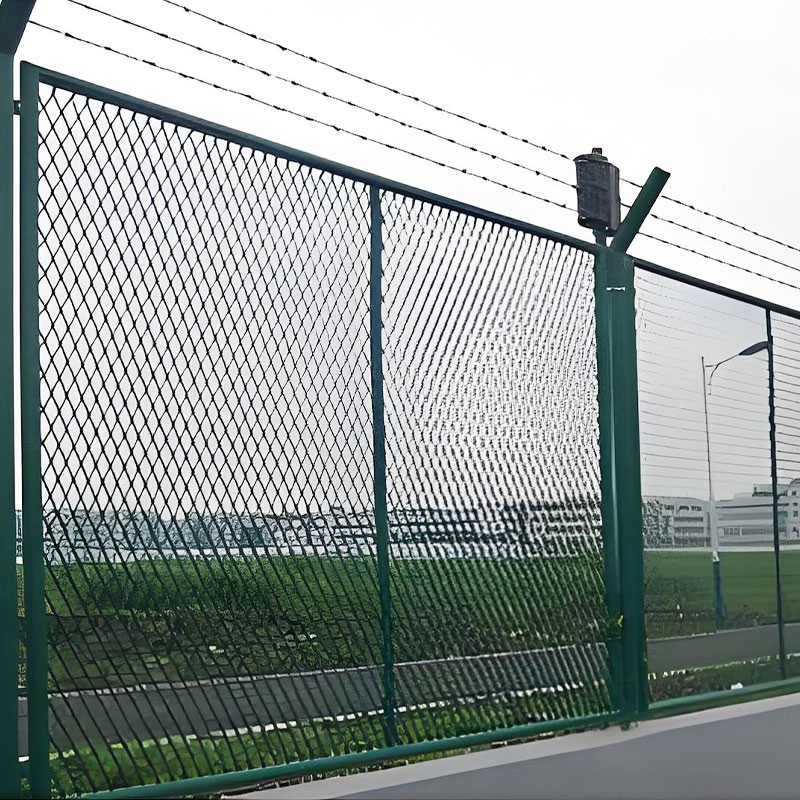 Cerca de arame farpado em forma de Y para aeroporto-01